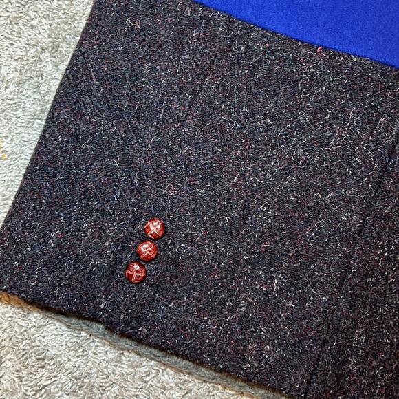 Baabaazuzu Upcycled Vintage Wool Vest Women's Small Medium Cozy Warm Hippy Boho - Picture 9 of 15